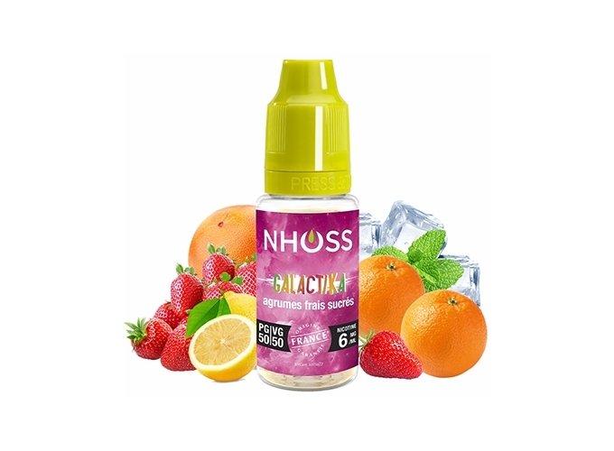 NHOSS 10 ml E-LIQUIDE  GALACTIKA   NICOTINE 06Mg