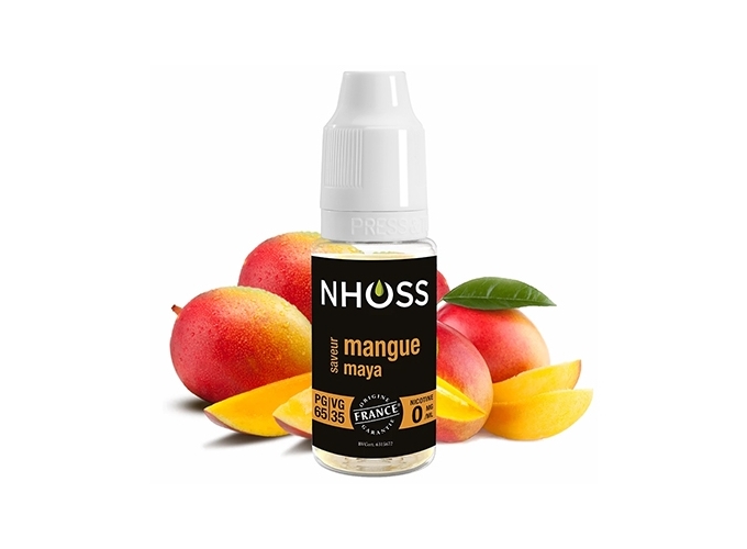NHOSS 10 ml E-LIQUIDE  MANGUE NICOT. 00Mg