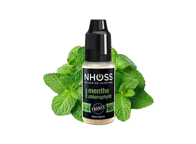 NHOSS 10 ml E-LIQUIDE  MENTHE CHLORO NICOT 16Mg