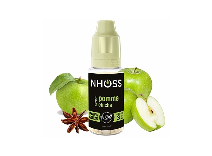 NHOSS 10 ml E-LIQUIDE  POMME NICOT. 03Mg