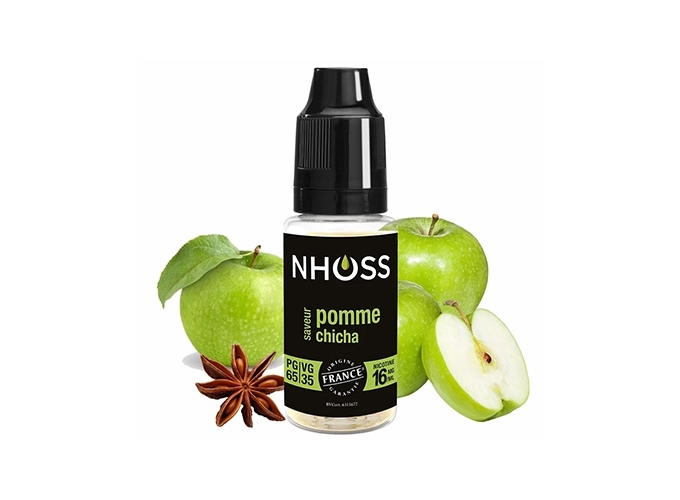 NHOSS 10 ml E-LIQUIDE POMME NICOT. 16Mg