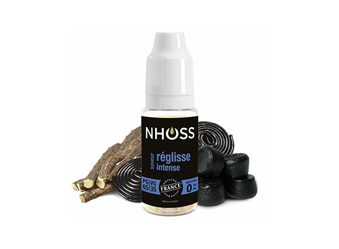 NHOSS 10 ml E-LIQUIDE REGLISSE NICOTINE  00 Mg