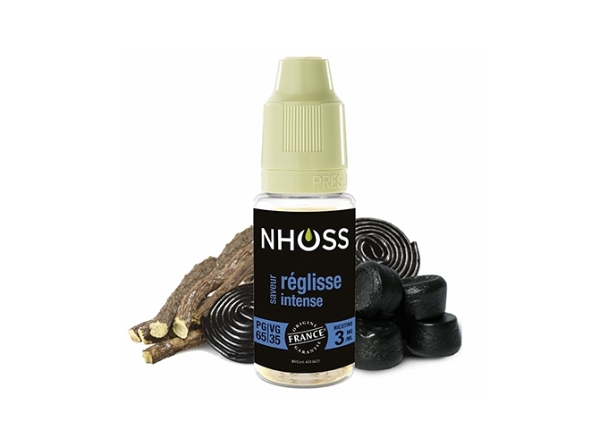 NHOSS 10 ml E-LIQUIDE REGLISSE NICOTINE  03 Mg