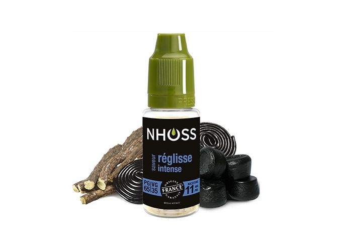 NHOSS 10 ml E-LIQUIDE REGLISSE NICOTINE  11 Mg
