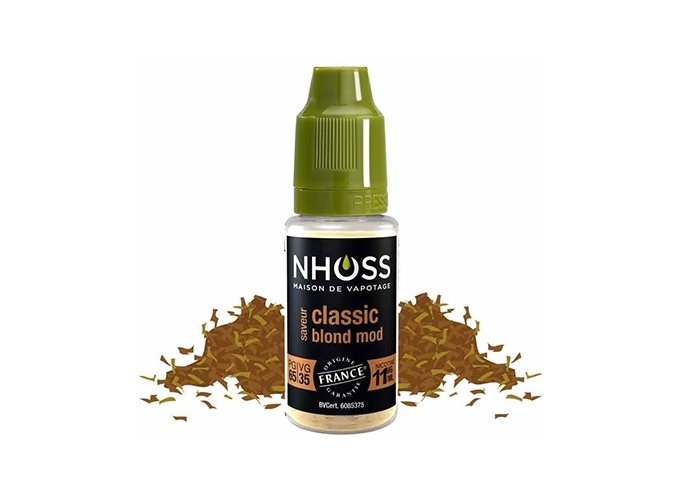 NHOSS 10 ml E-LIQUIDE  TABAC BLOND MOD NICOT. 11Mg