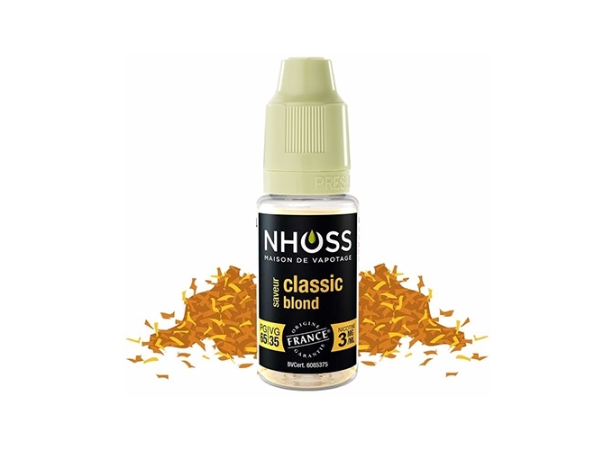 NHOSS 10 ml E-LIQUIDE TABAC BLOND NICOT 03Mg