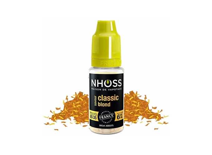NHOSS 10 ml E-LIQUIDE TABAC BLOND NICOT 06Mg