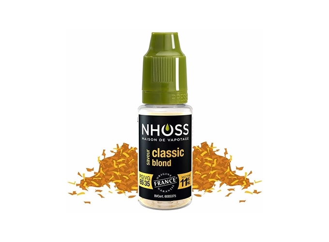 NHOSS 10 ml E-LIQUIDE TABAC BLOND NICOT 11Mg