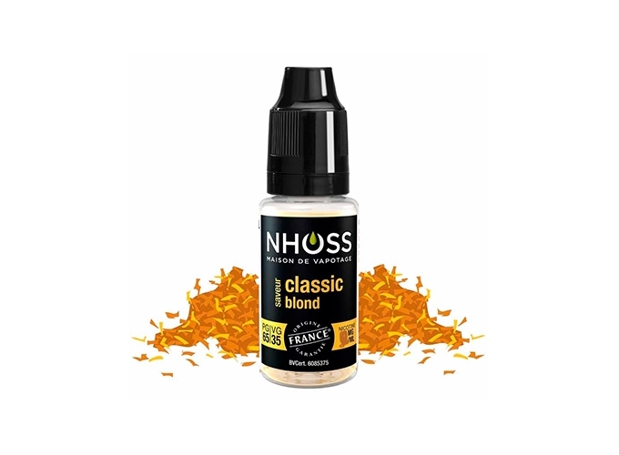 NHOSS 10 ml E-LIQUIDE TABAC BLOND NICOT 16Mg