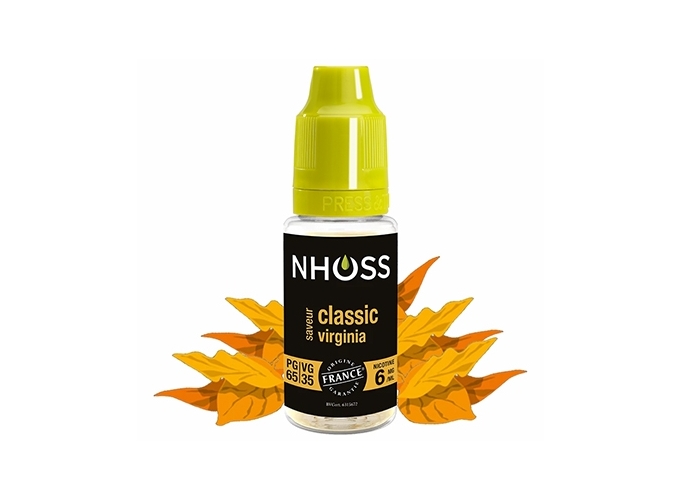 NHOSS 10 ml E-LIQUIDE  TABAC VIRGINIA NICOT. 06Mg