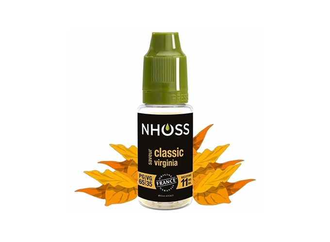 NHOSS 10 ml E-LIQUIDE  TABAC VIRGINIA NICOT. 11Mg