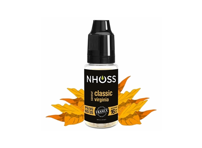 NHOSS 10 ml E-LIQUIDE  TABAC VIRGINIA NICOT. 16Mg