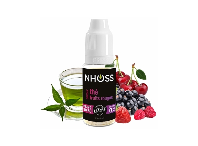 NHOSS 10 ml E-LIQUIDE  THE FRUITS ROUGES 00 Mg