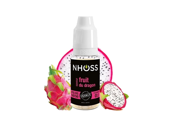 NHOSS 10 ml E-LIQUIDFRUIT DU DRAGON NICOTINE 00Mg