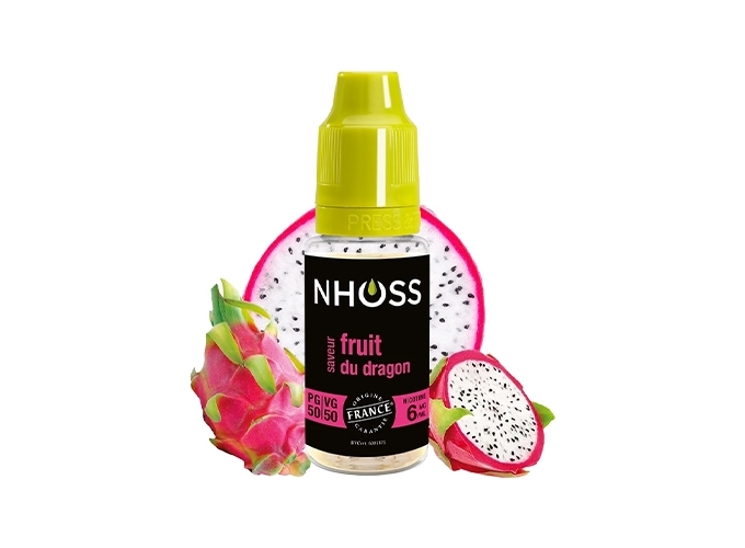 NHOSS 10 ml E-LIQUIDFRUIT DU DRAGON NICOTINE 06Mg