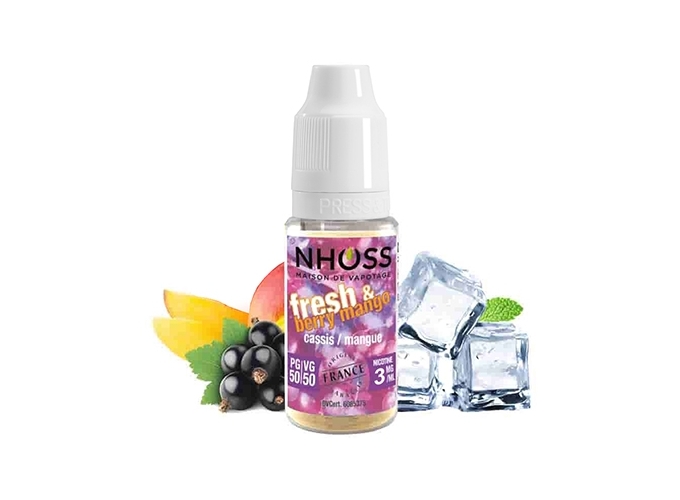NHOSS 10 ml FRESH AND BERRY MANGO  00 Mg