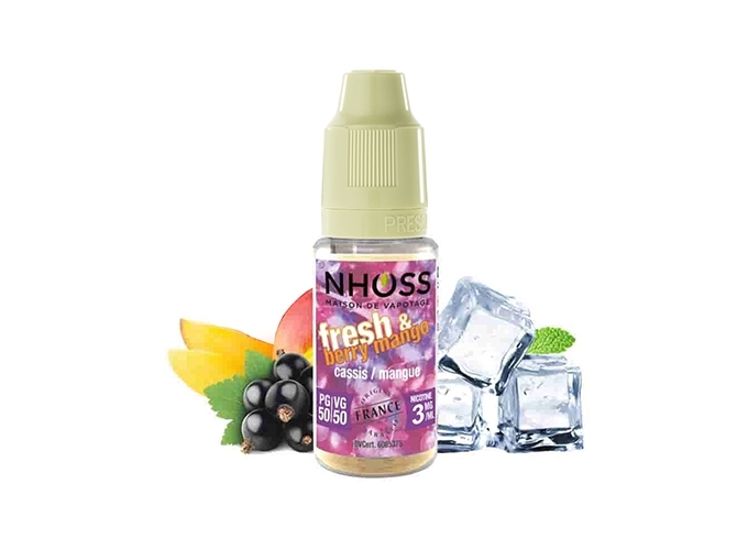 NHOSS 10 ml FRESH AND BERRY MANGO  03 Mg