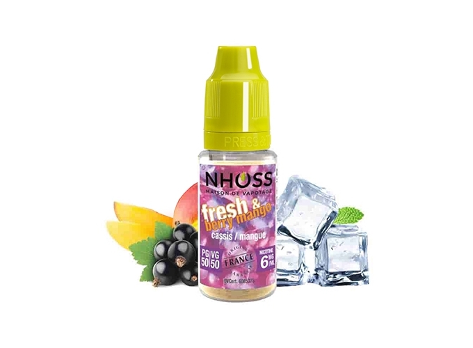 NHOSS 10 ml FRESH AND BERRY MANGO  06 Mg