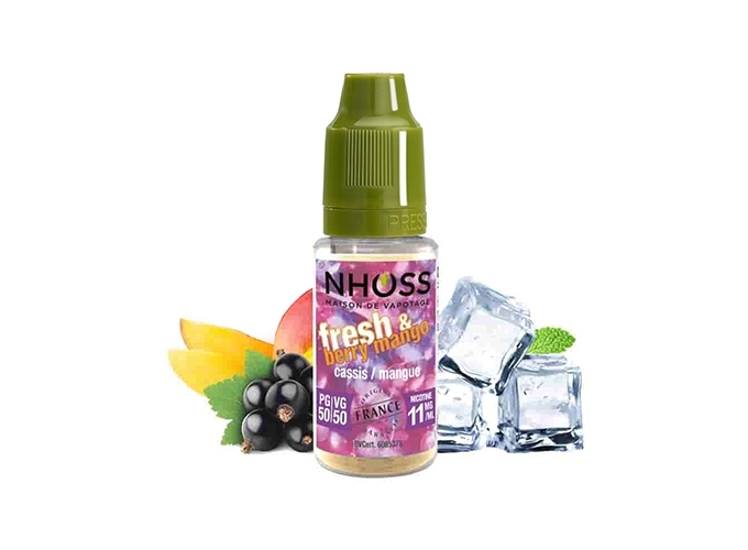 NHOSS 10 ml FRESH AND BERRY MANGO  11 Mg