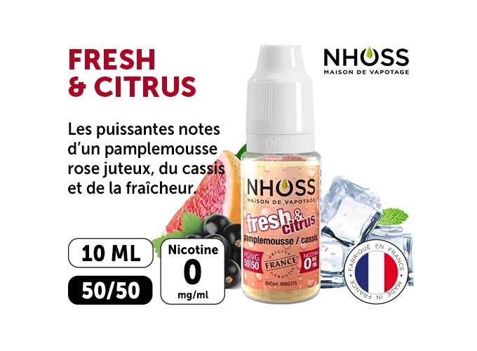 NHOSS 10 ml FRESH CITRUS  00 Mg