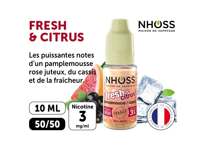 NHOSS 10 ml FRESH CITRUS  03 Mg