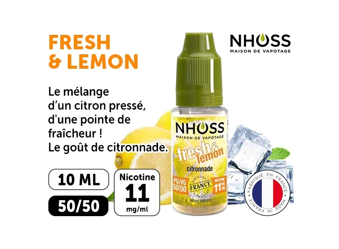 NHOSS 10 ml FRESH LEMON  11 Mg