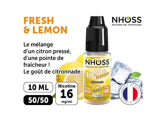 NHOSS 10 ml FRESH LEMON  16 Mg