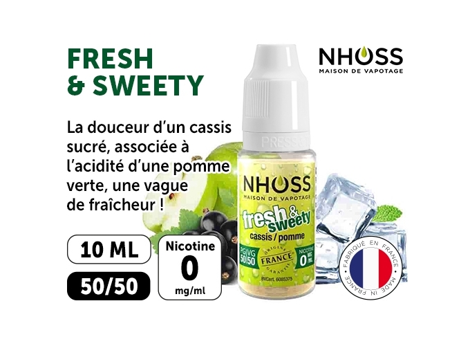 NHOSS 10 ml FRESH SWEETY  00 Mg