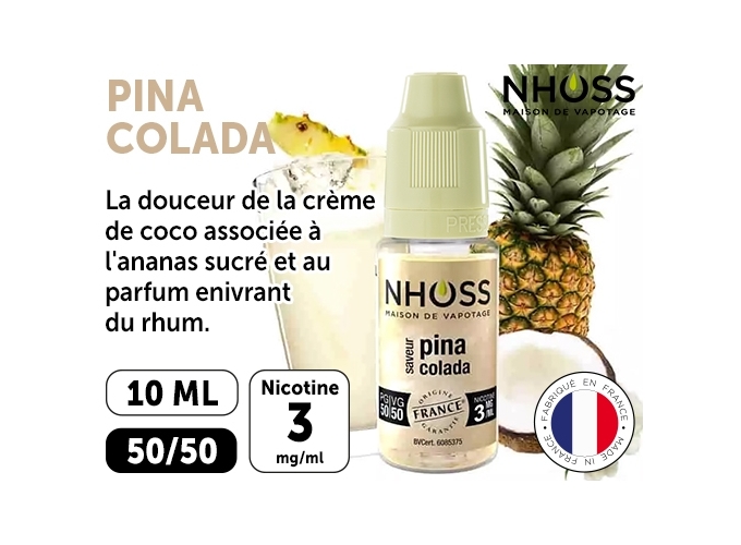 NHOSS 10 ml PINA COLADA  03 Mg