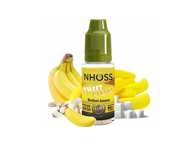 NHOSS 10 ml SWEET BANANA NICOTINE  11 Mg