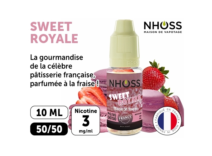 NHOSS 10 ml SWEET ROYAL NICOTINE  03 Mg