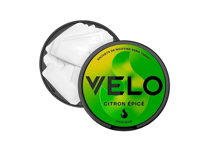 NICOTINE POUCHES VELO CITRON EPICÉ   8mg