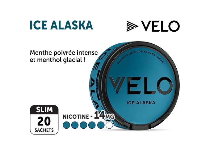 NICOTINE POUCHES VELO ICE ALASKA 14mg