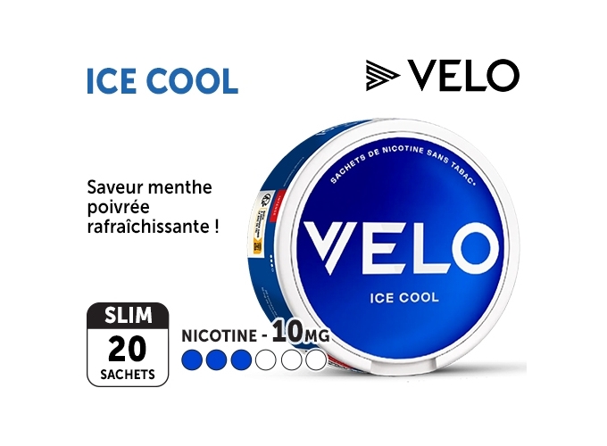 NICOTINE POUCHES VELO ICE COOL 10mg