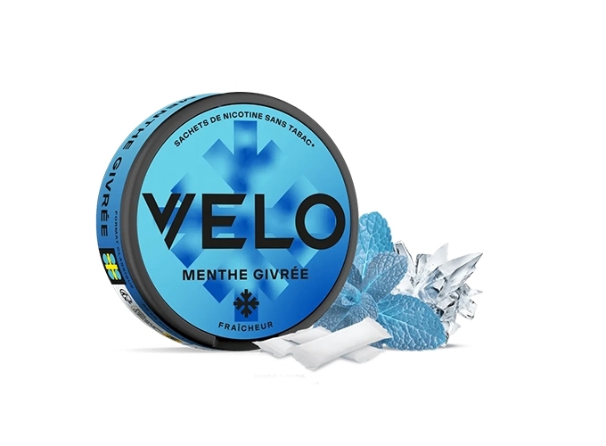 NICOTINE POUCHES VELO MENTHE GIVRÉE 11 mg
