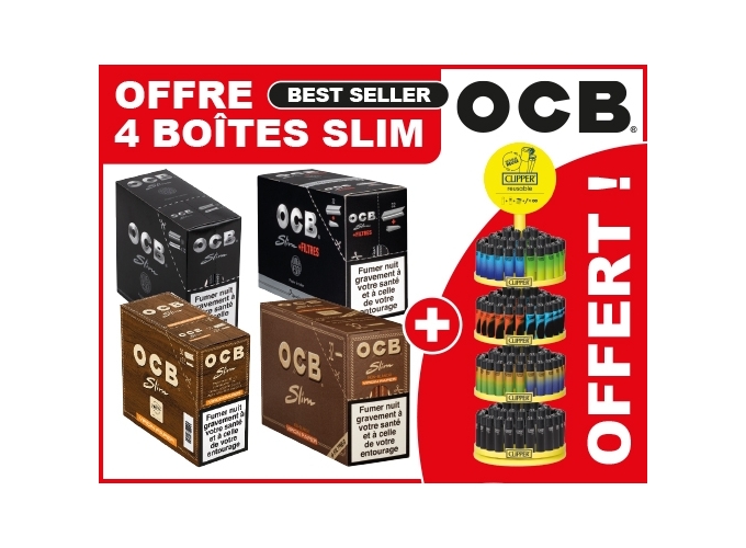 OFFRE 4 BOITES SLIM BEST SELLER