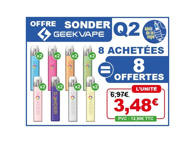 OFFRE 8 SONDER Q2 ACHETÉESégale 8 SONDER Q2 OFFERTES