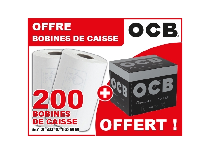 OFFRE BOBINE DE CAISSE 57x40x12