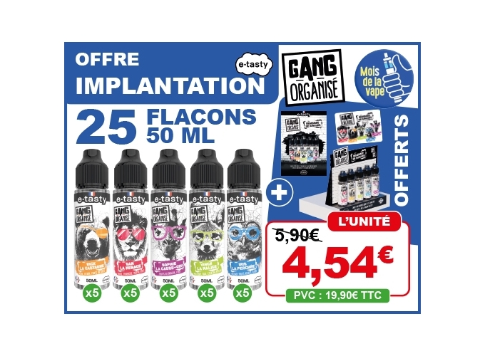OFFRE IMPLANTATION GANG ORGANISÉ