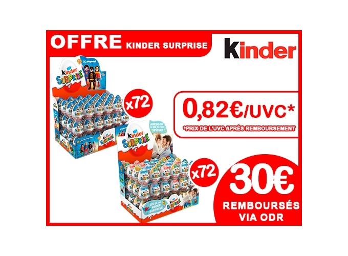 OFFRE KINDER SURPRISE AOUT SEPT. 2025 (PRES. 144)