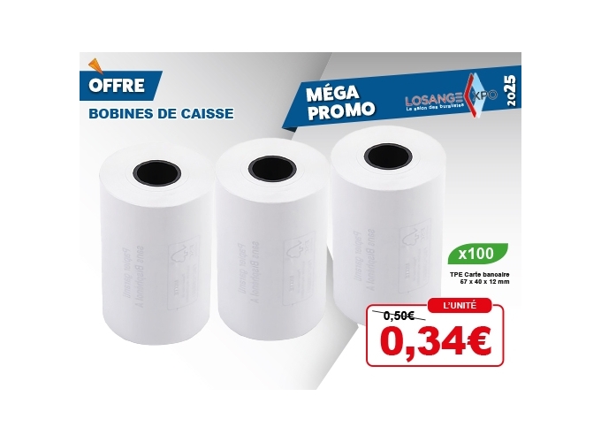 OFFRE LOSANGEXPO 2025   BOBINES THERM. CTE BLEUE