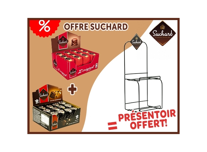 OFFRE SUCHARD LAIT   NOIR égale 1 PRES. OFFERT (1)