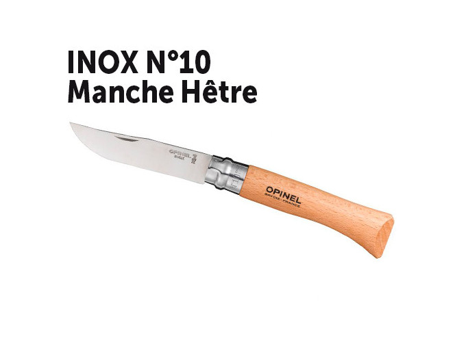 OPINEL 10 VR INOX MANCHE HETRE VERNI (6)
