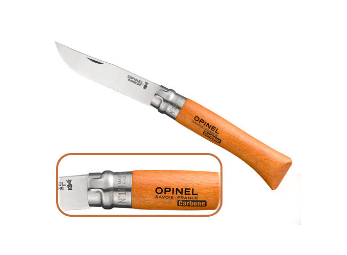 OPINEL 10 VRN LAME CARBONE ET VIROBLOC (6)
