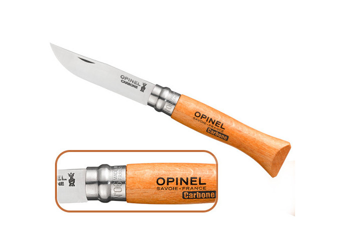 OPINEL 6 VRN LAME CARBONE ET VIROBLOC (12)