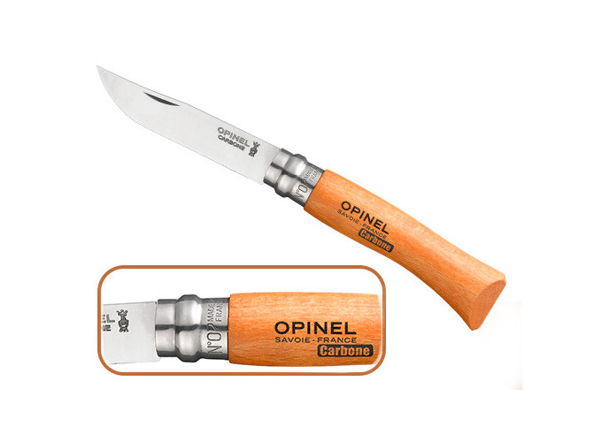 OPINEL 7 VRN LAME CARBONE ET VIROBLOC (12)