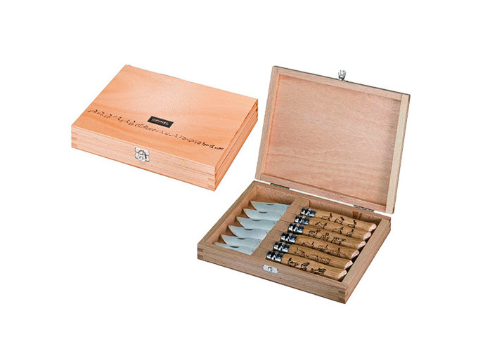 OPINEL 8 VR INOX 12C27 COFFRET 6 DEC. ANIMALIA (1)