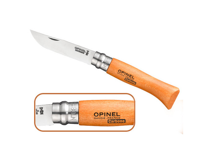 OPINEL 8 VRN LAME CARBONE ET VIROBLOC (12)