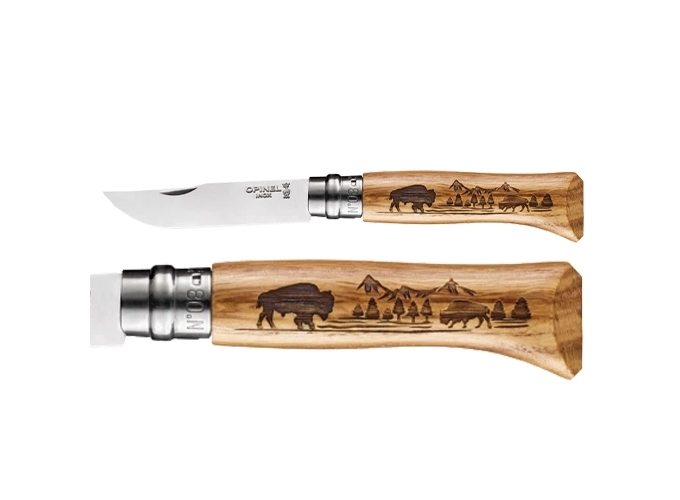 OPINEL BLISTER 8 INOX BISON (10)