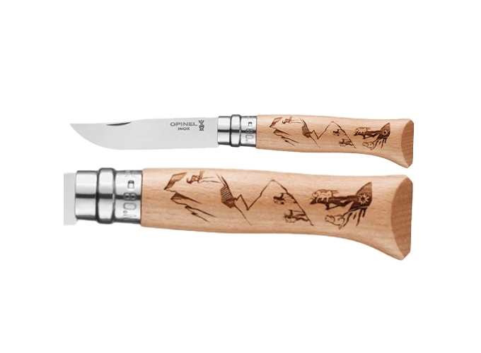 OPINEL BLISTER 8 INOX RANDONNEE (10)